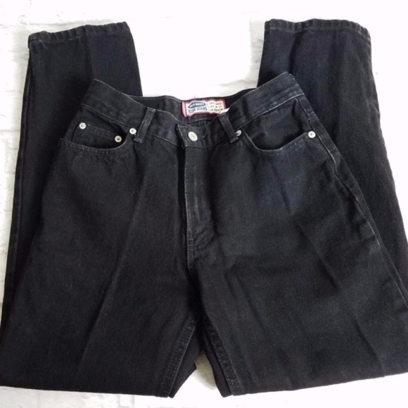 old navy black mom jeans